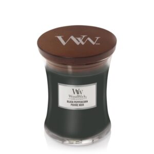 Aromat Świec - Woodwick Średnia Świeca Zapachowa Black Peppercorn