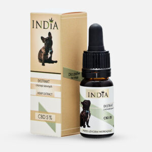 Aromat Świec - Olej Konopny - Ekstrakt Z Konopi Siewnych, CBD 5% 500 mg 10 ml Dla Psów | India Cosmetics