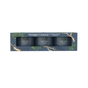 Aromat Świec - Yankee Candle Mini Świeca Zapachowa - 3 Pack Bayside Cedar