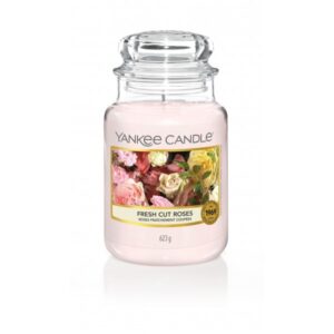 Aromat Świec - Yankee Candle Duża Świeca Zapachowa Fresh Cut Roses