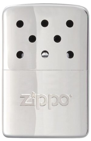 Aromat Świec - Zippo Hand Warmer 6H- to praktyczny, kompaktowy benzynowy ogrzewacz do rąk w kolorze srebrnym