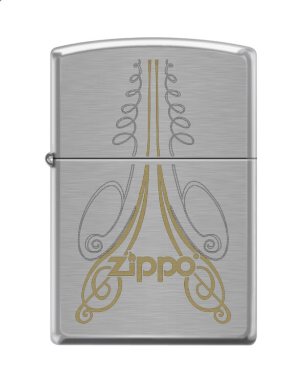 Aromat Świec - Zippo oryginalna zapalniczka Scroll z logo
