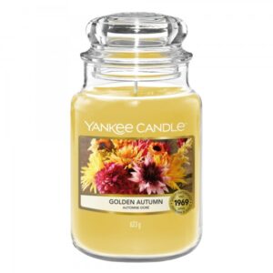 Aromat Świec - Yankee Candle Duża Świeca Zapachowa Golden Autumn