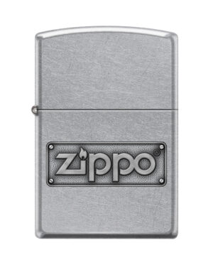Aromat Świec - Zippo oryginalna zapalniczka Plate Imprint z logo