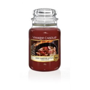Aromat Świec - Yankee Candle Duża Świeca Zapachowa Crisp Campfire Apples