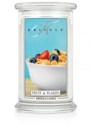 Aromat Świec - Kringle Candle Duża Świeca Zapachowa Fruit & Flakes
