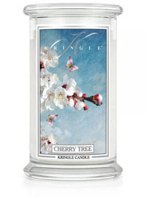 Aromat Świec - Kringle Candle Duża Świeca Zapachowa Cherry Tree